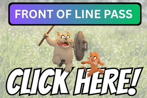 front of line pass CATS VERSUS DOGS